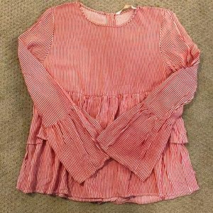 ZARA Striped Blouse